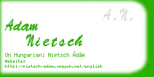 adam nietsch business card